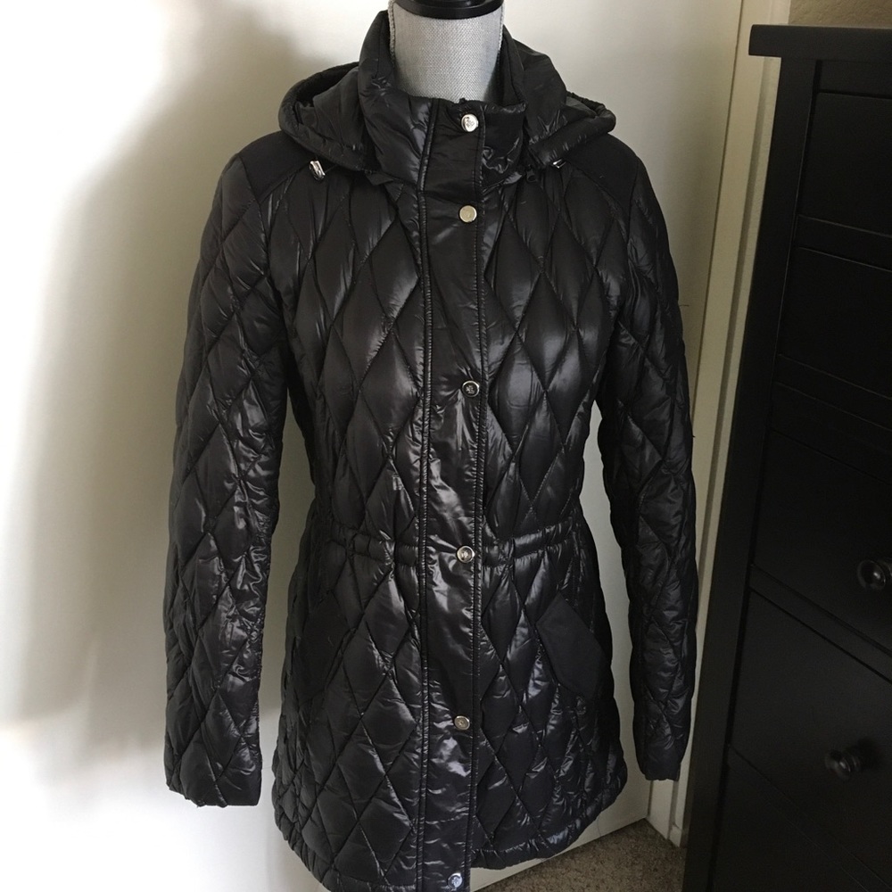 Lauren Ralph Lauren Black Puffer Jacket - Medium